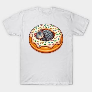 Dreamy Donut Cat Nap T-Shirt